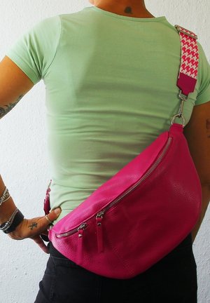 DrachenLeder Sac banane - pink