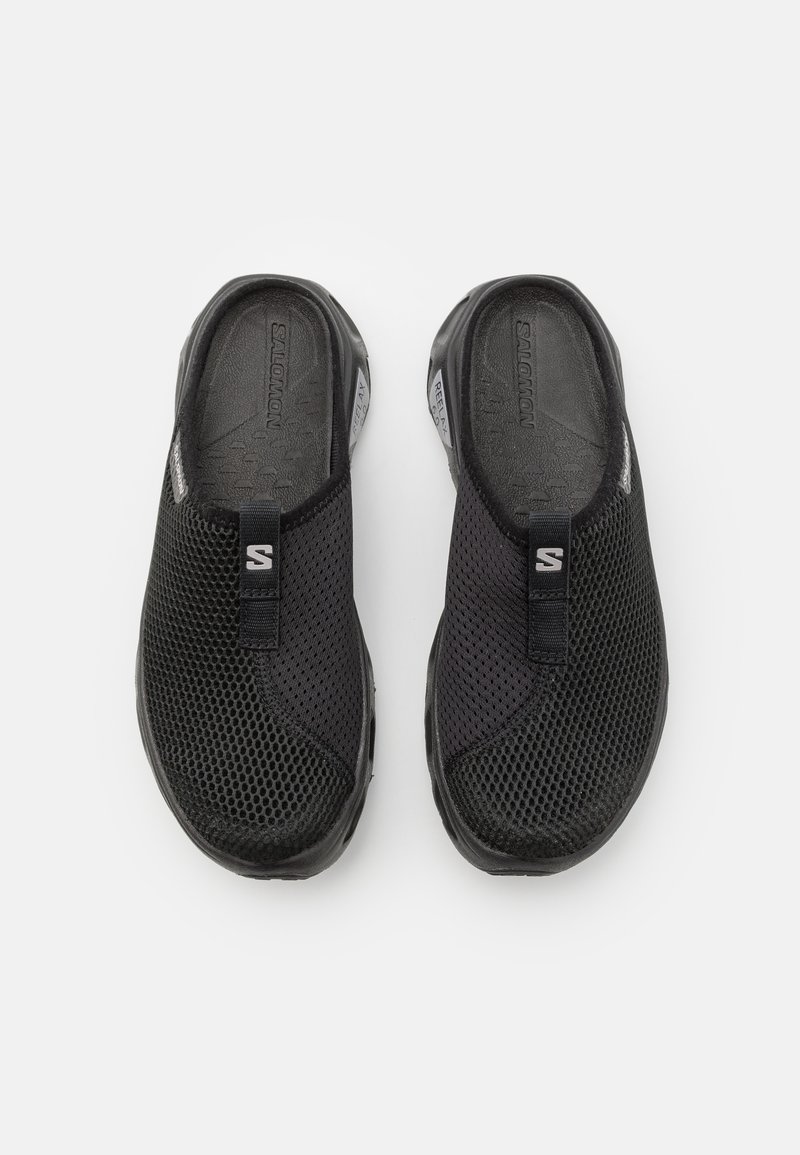 Wynsors POP Sandali Uomo Slip-On Con Cinturino Posteriore Regolabile – Tomaia Sintetica, Colore Nero, Taglia 46 - 4