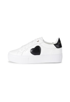LANA HEART  - Trainers - white blk