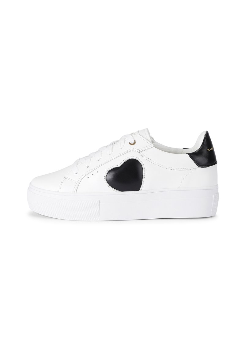 Kurt Geiger London LANA HEART  - Sneakers basse - white blk