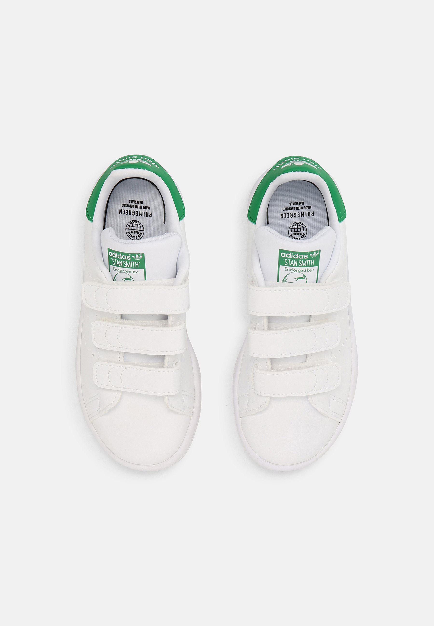 stan smith green and white