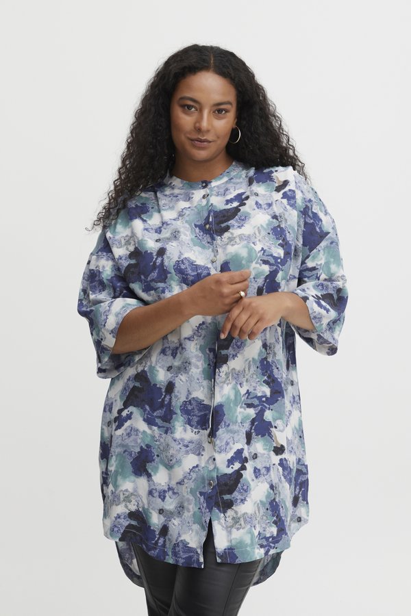 FPDANA - Button-down blouse - midnight sail mix