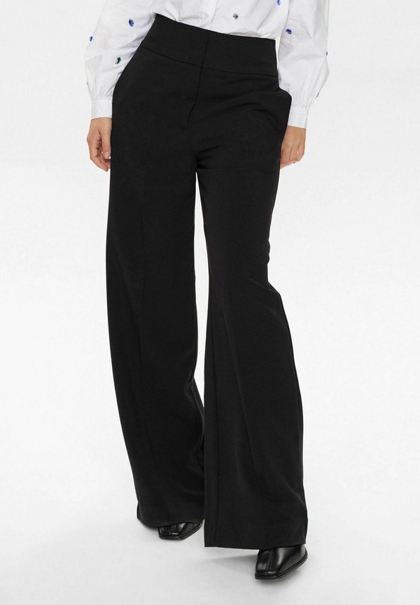 NUBUSSY  - Stoffhose - caviar