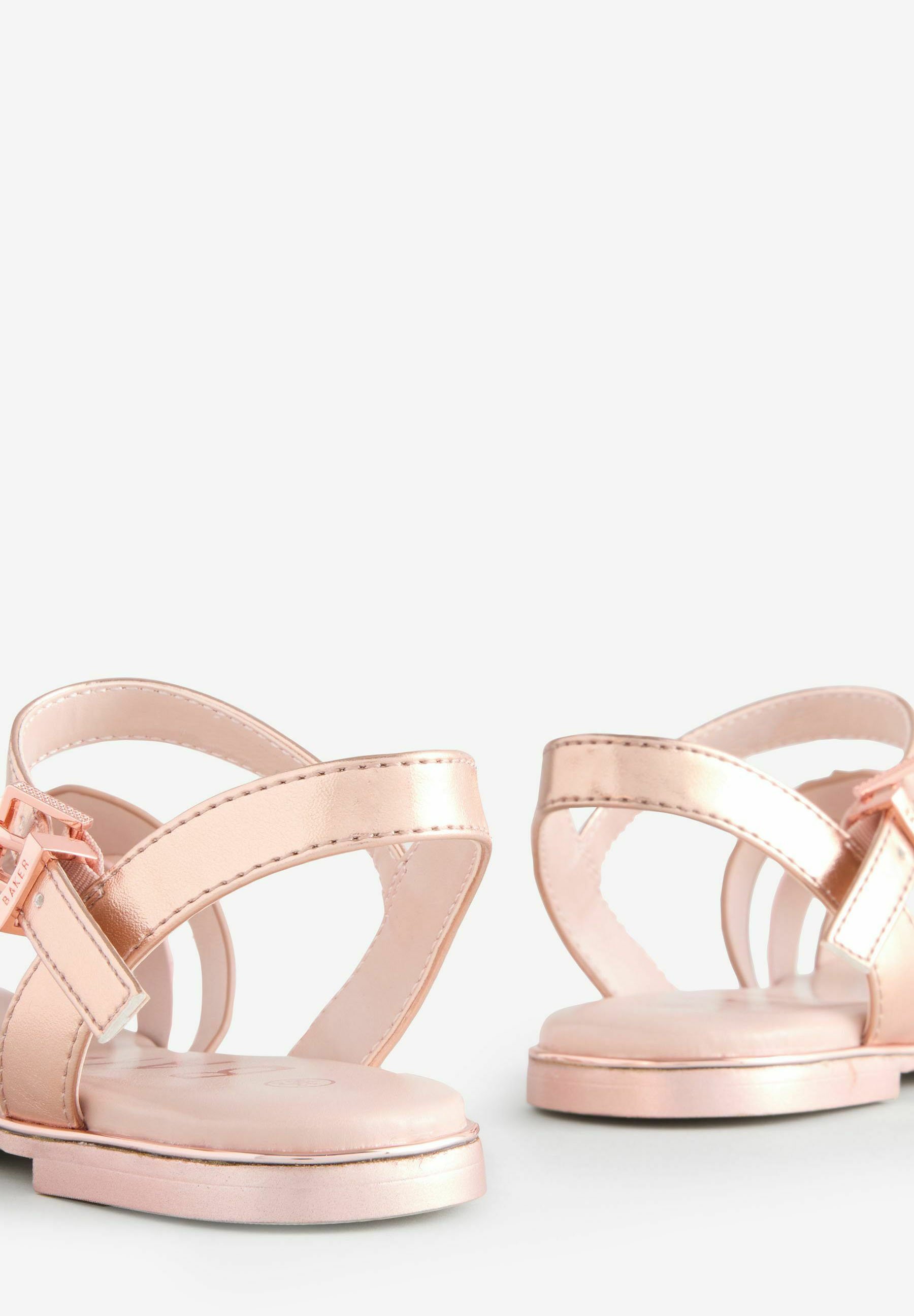 ted baker rose gold sandals
