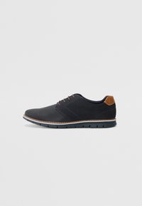 Elegantné šnurovačky - navy