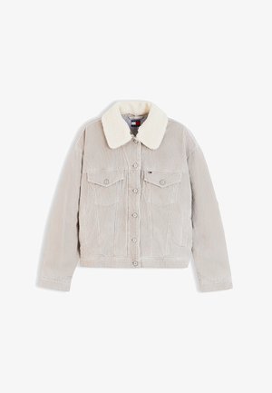 Tommy Jeans, TRUCKER JACKET - Καλοκαιρινό μπουφάν - limestone dust
