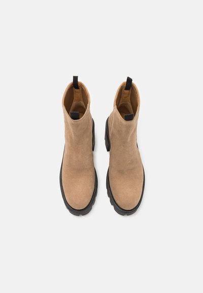 rag & bone QUINN MID CHELSEA - Enkellaarsjes met plateauzool - camel