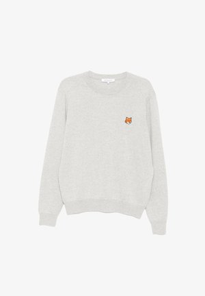 Maison Kitsuné, MAISON KITSUNÉ FOX HEAD MERINO REGULAR JUMPER - Maglione - grey