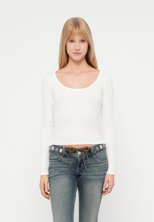 Μπλούζα με μακριά μανίκια - white