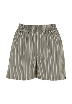 Urban Classics STRIPED  - Shorts - olive white