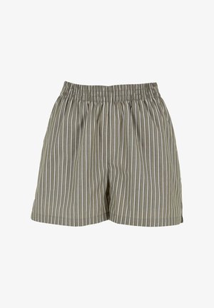 Urban Classics STRIPED - Shorts - olive white