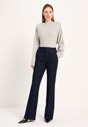 LANIUS, Flared Jeans - rinse blue denim