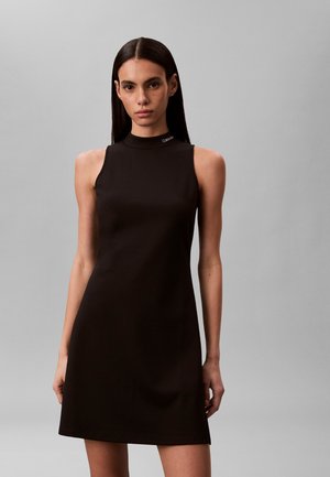 Calvin Klein Jeans INTERLOCK - Vestido ligero - black