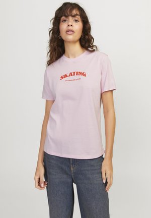 JJXX JXDELILAH TEE - T-shirts med print - pink lady