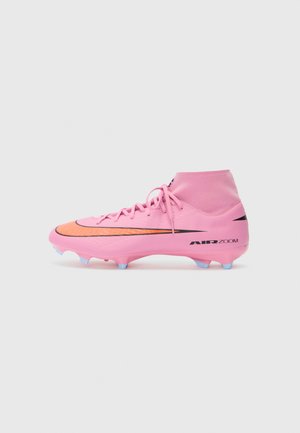 MERCURIAL SUPERFLY 10 ACADEMY - Voetbalschoenen met kunststof noppen - magic flamingo/black/total crimson