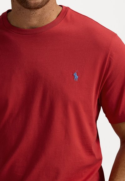 Polo Ralph Lauren Big & Tall JERSEY CREWNECK T-SHIRT - T-shirt - bas - post red