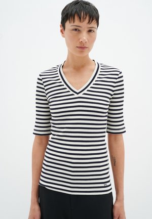 DAGNA STRIPED  - T-shirts print - whisper white midnight magic