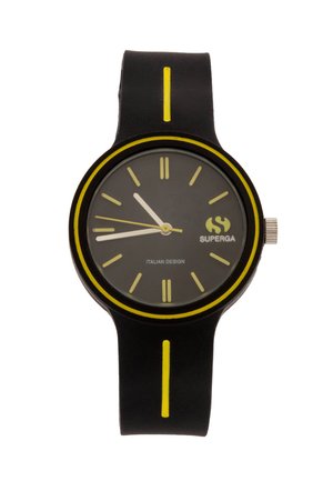 RACING - Rannekello - black/yellow