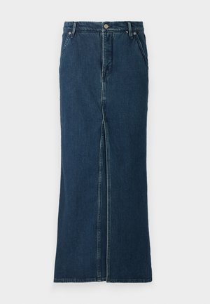 Good American FIT AND FLARE MAXI SKIRT - Τζιν φούστα - indigo