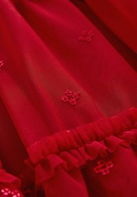 Laura Ashley SEQUIN - REGULAR FIT - Koktailové šaty/večierkové šaty - red
