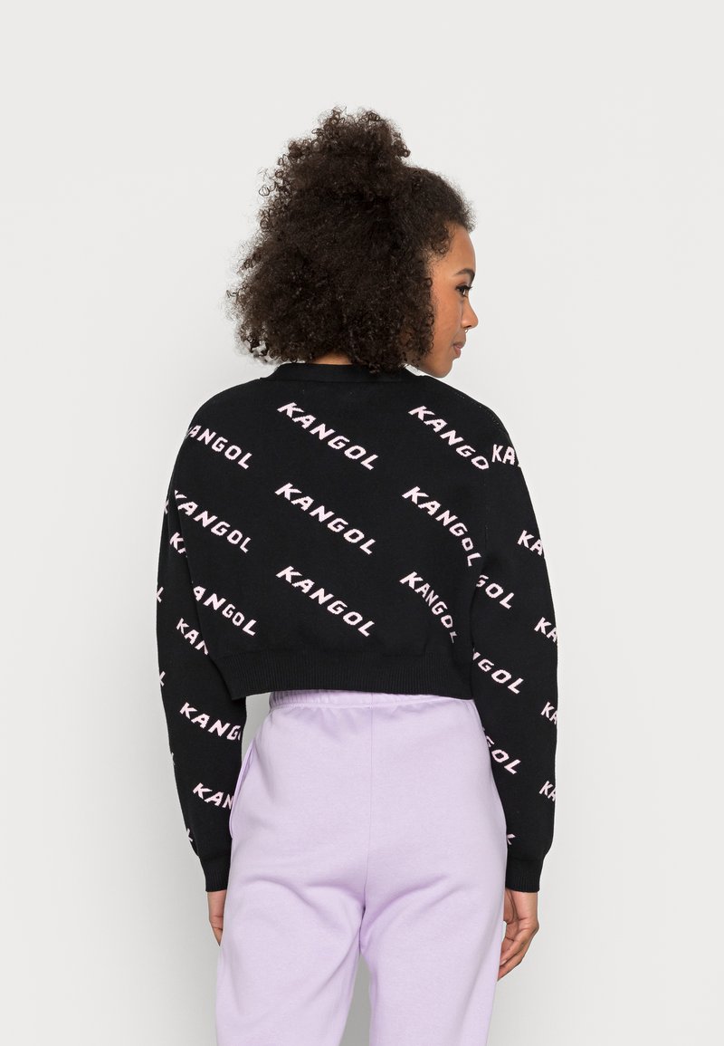 Damen Strickjacken | Kangol ALFI CARDIGAN Strickjacke black/pink/schwarz - EG04480 Damen Strickjacken | Kangol ALFI CARDIGAN Strickjacke black/pink/schwarz - EG04480