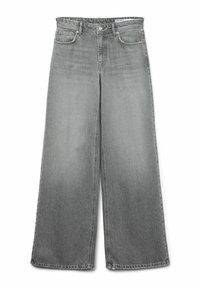 Flared Jeans - light grey denim
