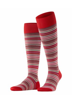 FALKE Microblock - Calcetines hasta la rodilla - red