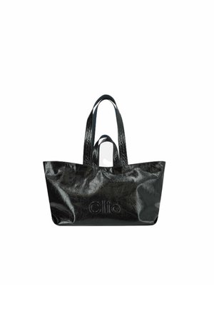 CITY CRINKLE PATENT - Cabas - black