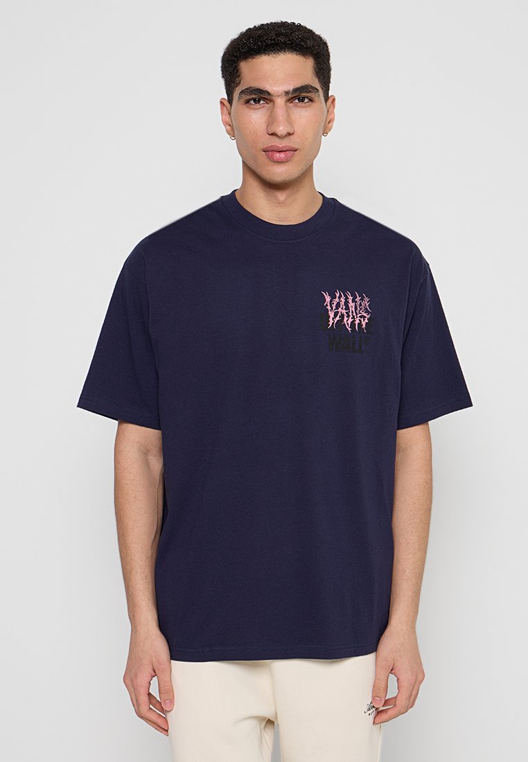 Vans T-shirt print donkerblauw