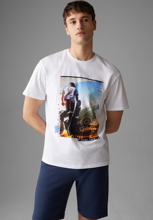 Print T-shirt - white
