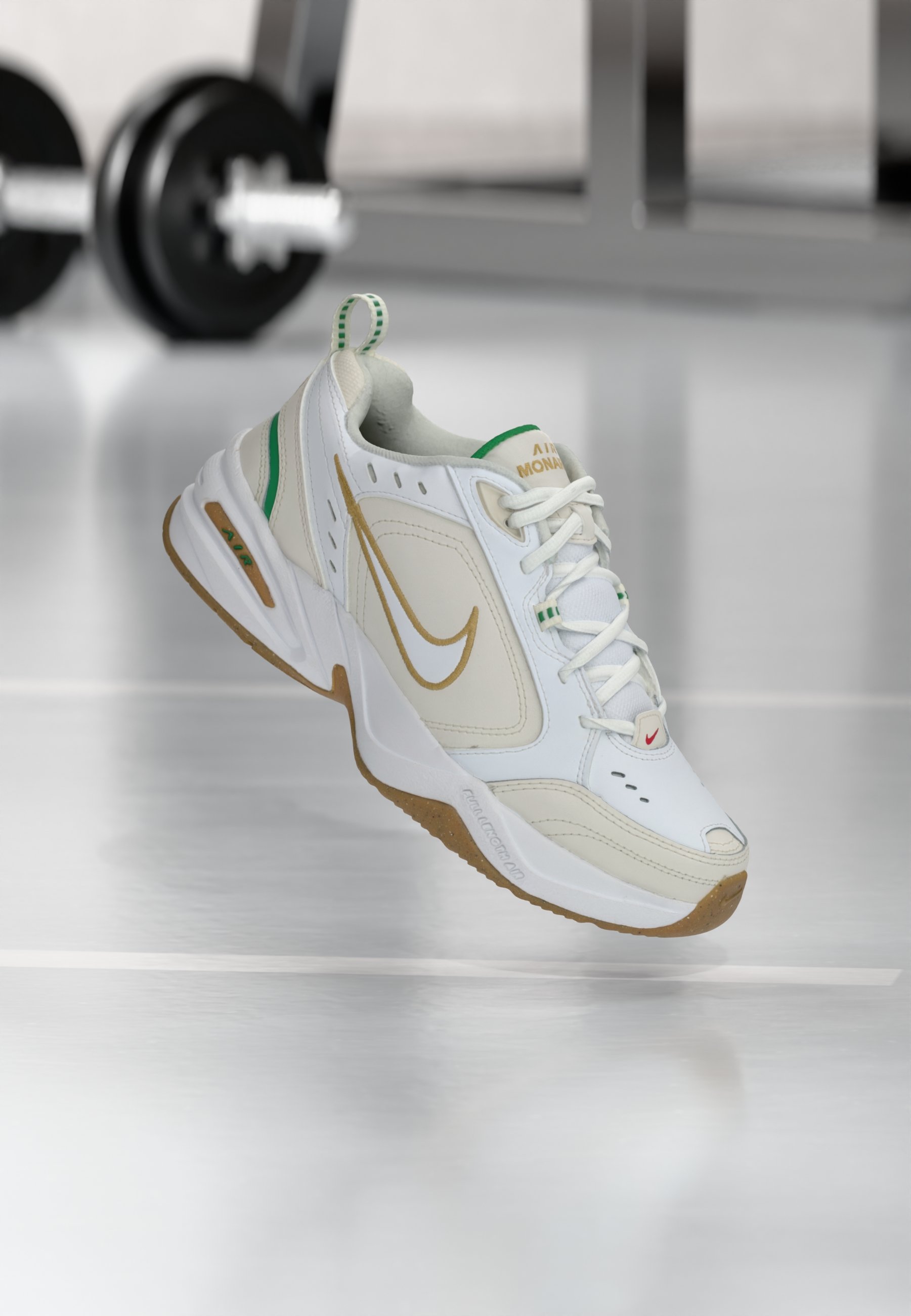 Nike Air Monarch Men’s White and Gold Athletic Shoes with Retro Design F Nike Air Force 1 GS White / Monarch - Apr 2025 - FV5948122  main image 4