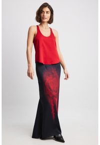 NA-KD SINGLET MIT BOX-RÜCKEN - Topp - red