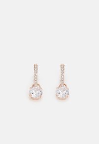 STILLA DROP EARRINGS ROUND CUT - Øredobber - rose gold-coloured