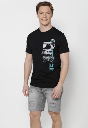 SHORT SLEEVE - T-shirt con stampa - black