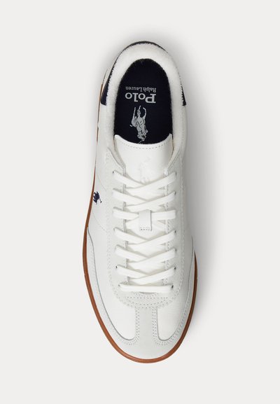 Polo Ralph Lauren BEDFORD LEATHER-SUEDE SNEAKER - Sportcipő - off white/navy