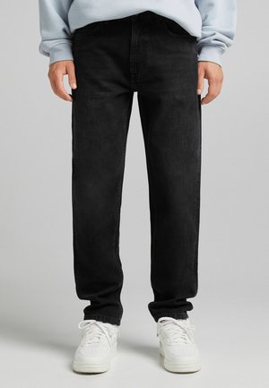Relaxed fit jeans - black