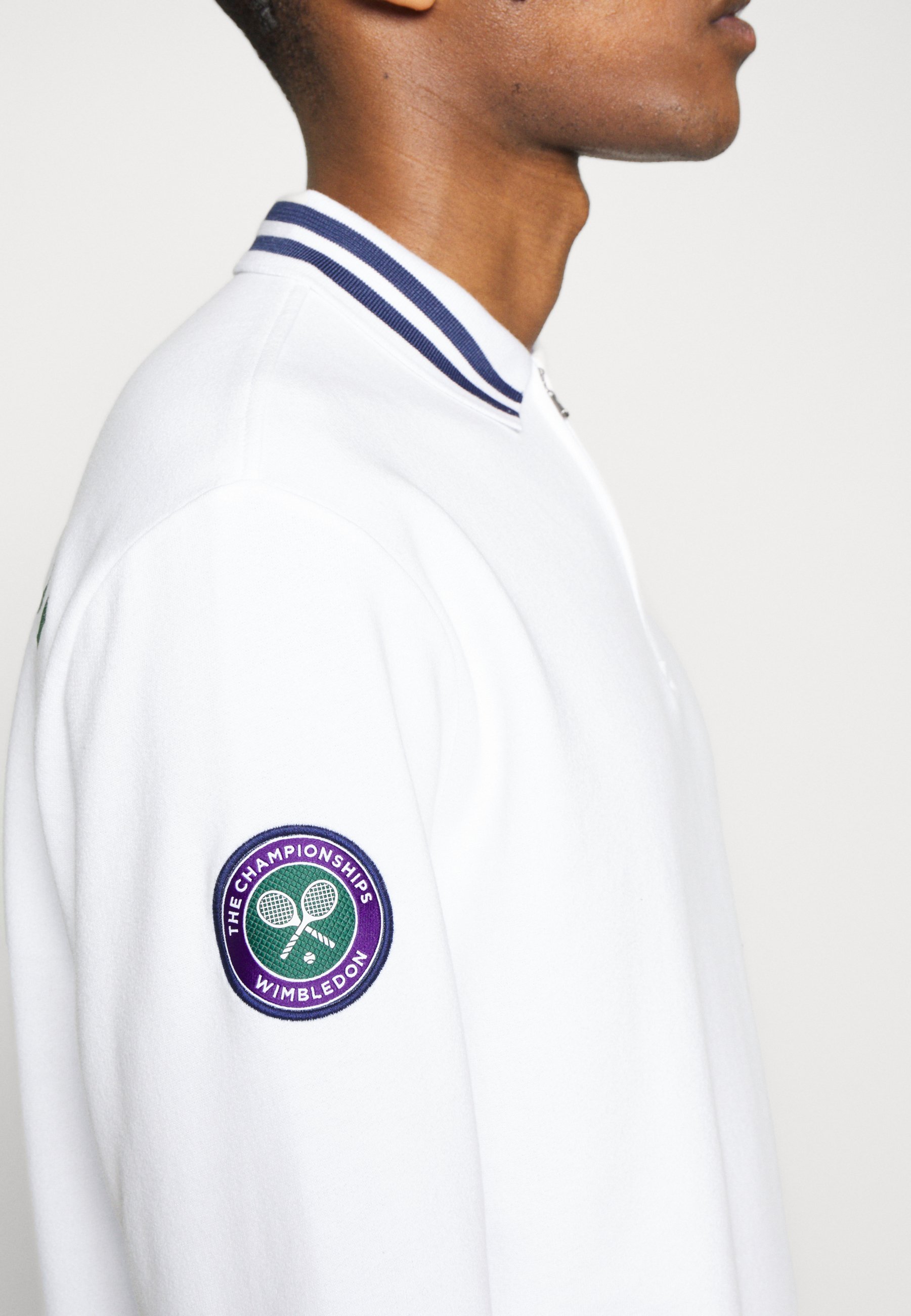 Polo Ralph Lauren LONG SLEEVE HALF ZIP - Sudadera - pure white/blanco -  Zalando.es