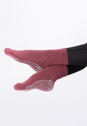 OCCULTO, 2-4 PACK STOPPERSOCKEN - Socken - schwarz-grau-pink-rot