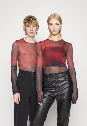 UNISEX - Long sleeved top - red