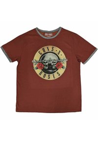 Paradiso Clothing GUNS N' ROSES CLASSIC LOGO RINGER - Print T-shirt - red