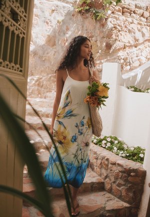 Next, TALL FIT - MIDI SLIP SUMMER DRESS  . - Denní šaty - placement floral print