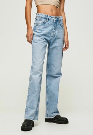 Jeans Straight Leg - light-blue denim
