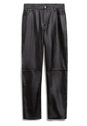 IVY OAK LINDSEY - Pantalon en cuir - black