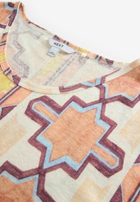 BLEND SOFT TOUCH - Nyomott mintás póló - yellow ecru brown striped