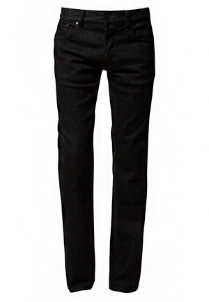 Straight leg jeans - black