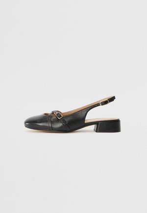 DHYALMA - Slingback ballet pumps - black