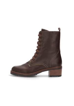YULIA - Botines con cordones - brown