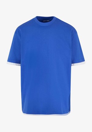 DEF, VISIBLE LAYER - T-shirt basic - blue white