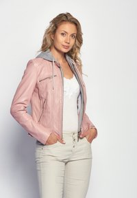 Maze MODERN MICO - Lederjacke - old rose