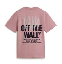 Vans WALL - T-shirt med print - medium pink